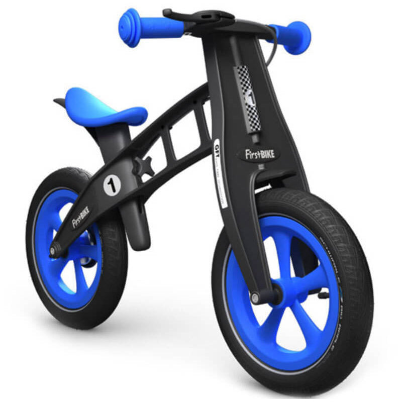 FirstBIKE Limited Edition Kids Bike With Air Tyres - Black - Blue