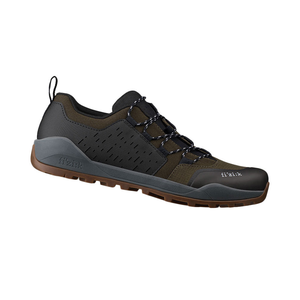 Fizik X2 Terra Ergolace SPD Shoes - EU 43 - Olive - Caramel