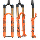 Fox Shox 36 Float Factory Kashima Fork - 15x110mm Boost - QR Lever - 44mm - 160mm - Grip 2 HSC/LSC HSR/LSR - 2023 - Tapered 1 1-8-1.5 Inch - 29 Inch- Shiny Orange