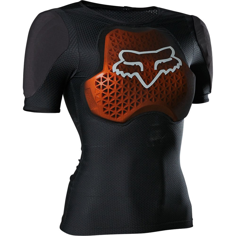 Fox Baseframe Pro Short Sleeve Women's Protective Jersey - L - Black