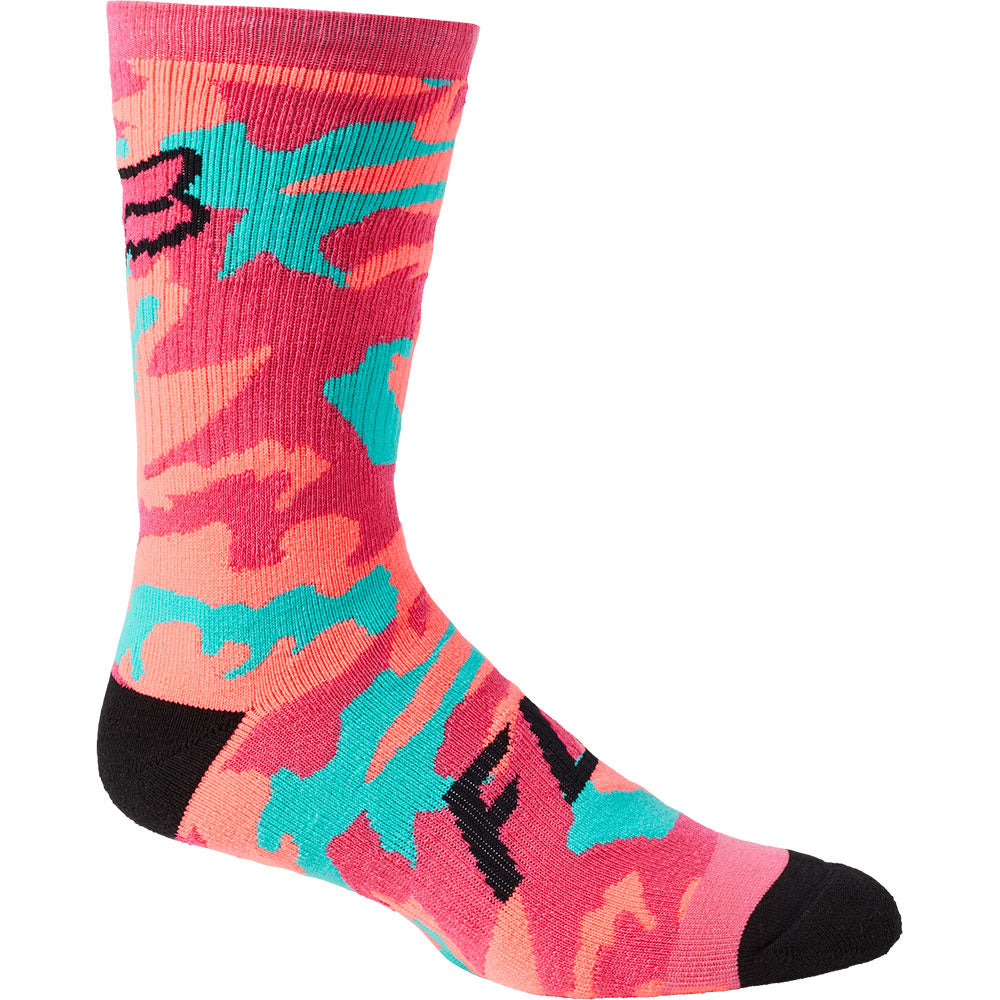 Fox 8" Defend Socks - L/XL - Pink