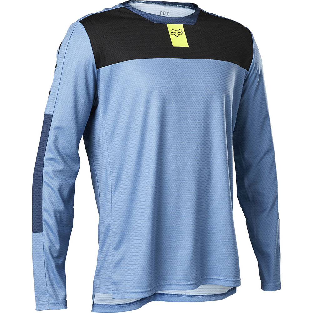 Fox Defend Long Sleeve Jersey - S - Foxhead Dusty Blue