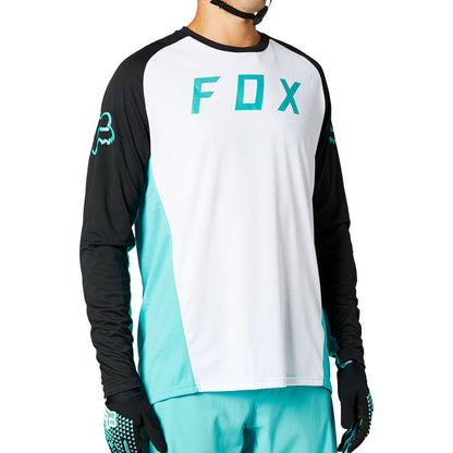 Fox Defend Long Sleeve Jersey - M - White