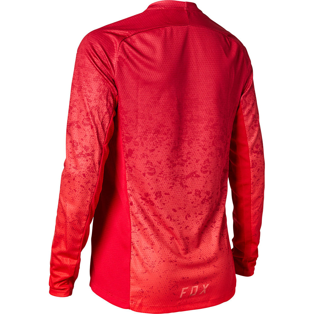 Fox Defend Lunar Long Sleeve Women's Jersey - M - Berry Punch