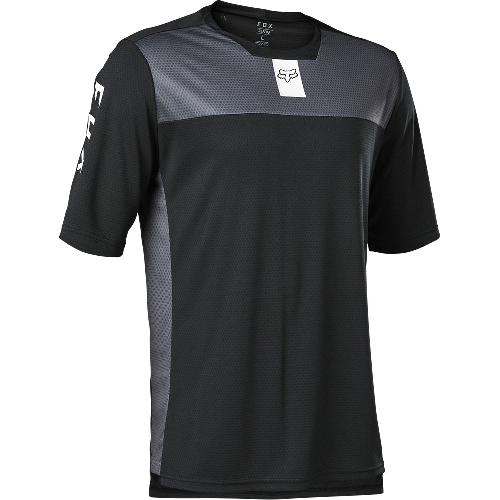 Fox Defend Short Sleeve Jersey - XL - Black