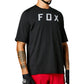 Fox Defend Short Sleeve Jersey - M - Black - Text