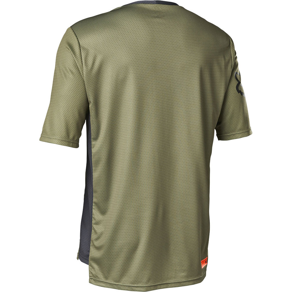 Fox Defend Short Sleeve Jersey - L - Moth Bark