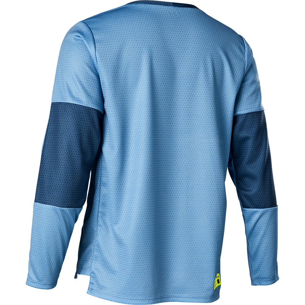 Fox Defend Youth Long Sleeve Jersey - Youth L - Dusty Blue