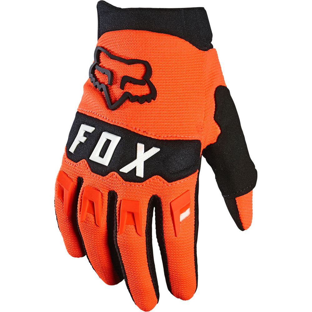 Fox Dirtpaw Youth Gloves - Youth S - Flo Orange