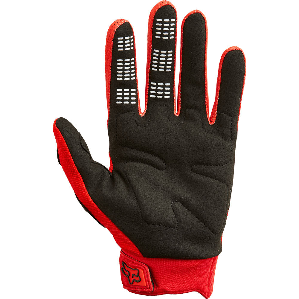 Fox Dirtpaw Youth Gloves - Youth L - Fluorescent Red