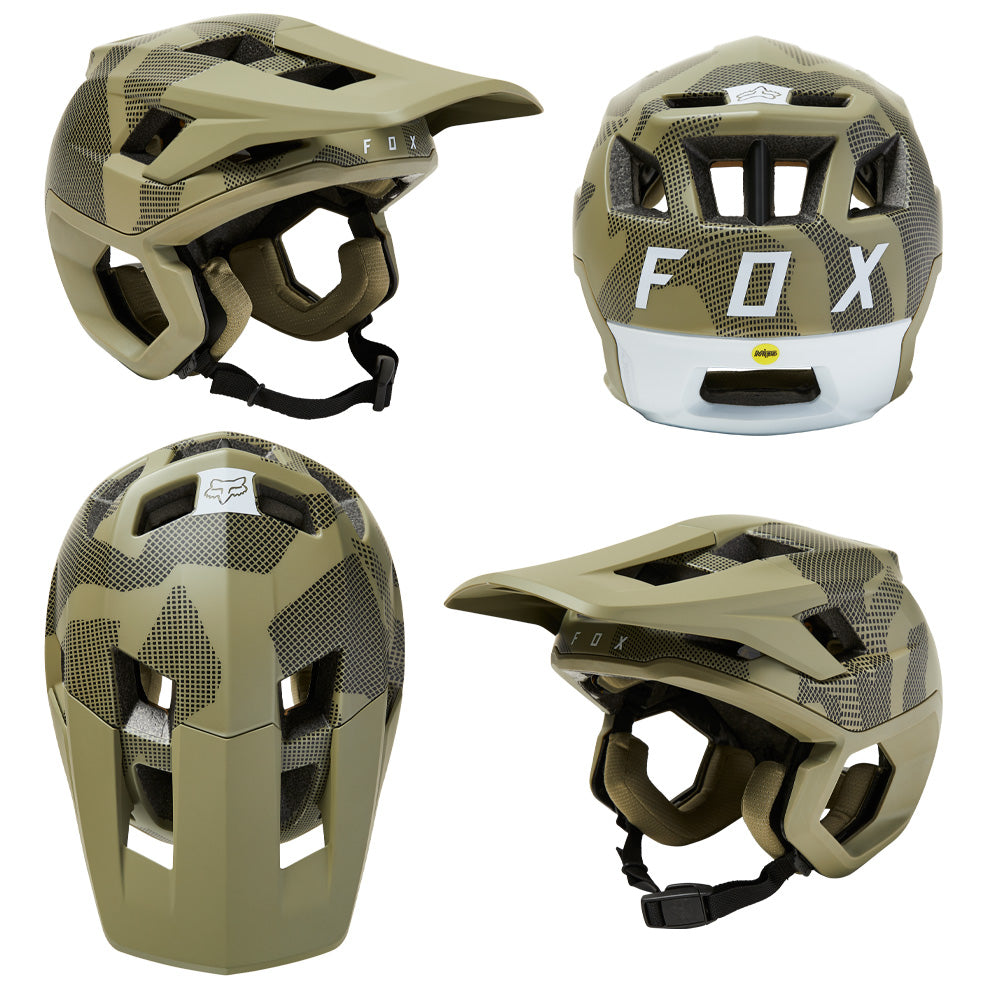 Fox Dropframe Pro MIPS Helmet - M - Camo - AS-NZS 2063-2008 Standard