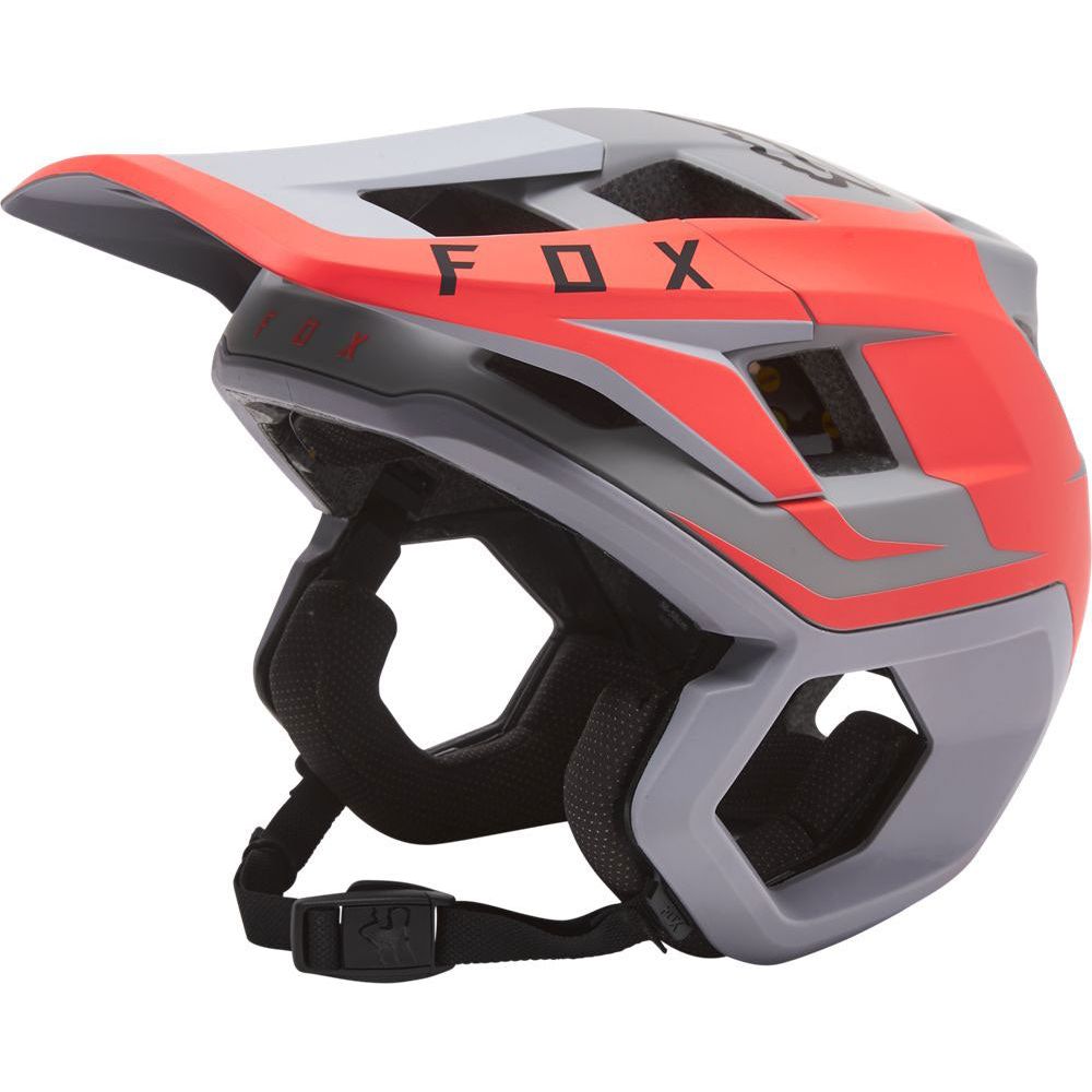 Fox Dropframe Pro MIPS Helmet - M - Sideswipe Light Grey - AS-NZSÂ 2063-2008 Standard