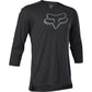 Fox Flexair Delta 3-4 Sleeve Jersey - 2XL - Black