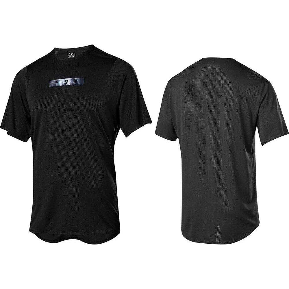 Fox Flexair Delta Short Sleeve Jersey - 2XL - Black - Black