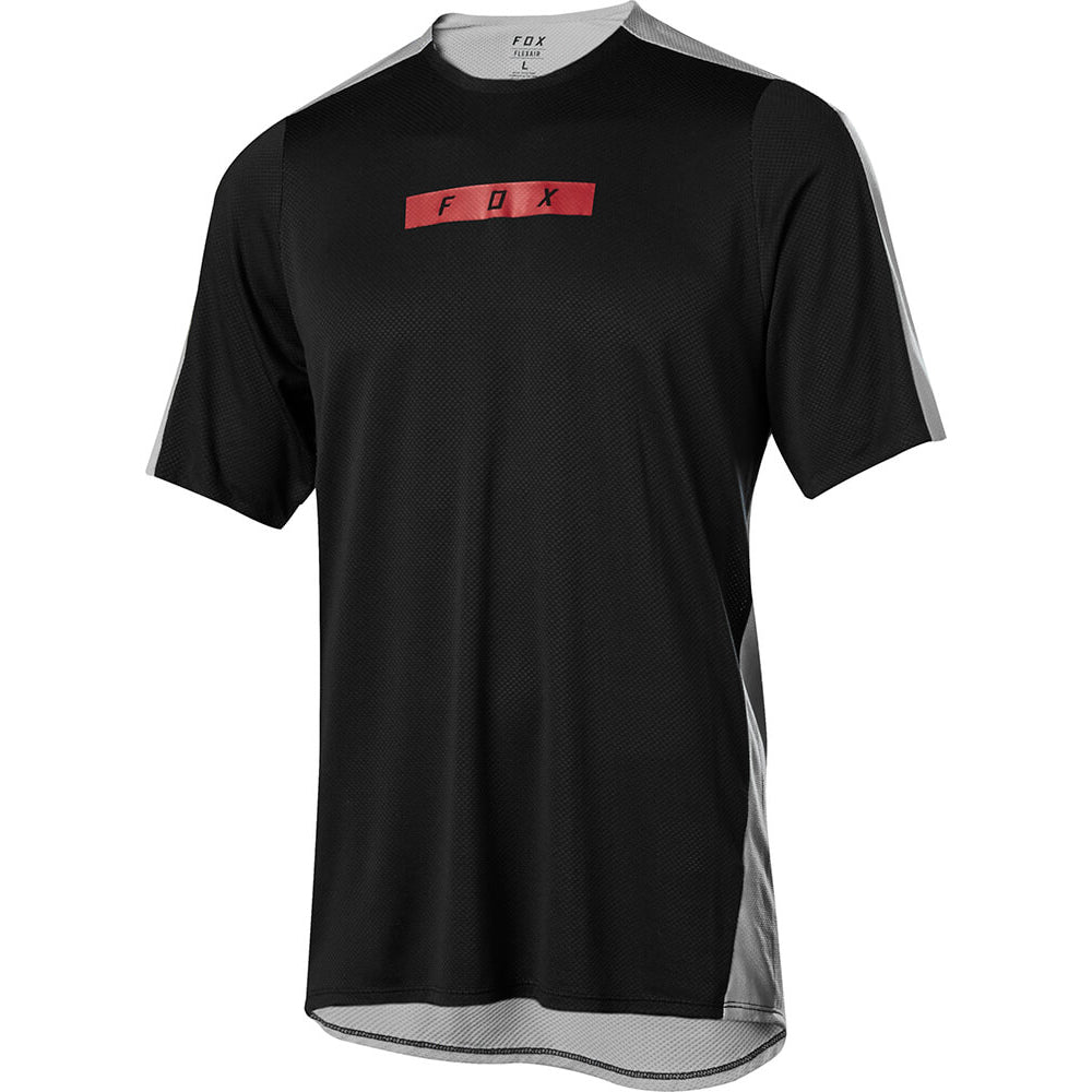 Fox Flexair Delta Short Sleeve Jersey - M - Black - Grey