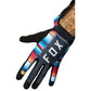 Fox Flexair Gloves - M - Black - Coloured Stripes
