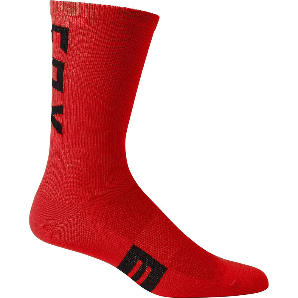 Fox Flexair Merino 8 Inch Socks - S-M - Fluorescent Red