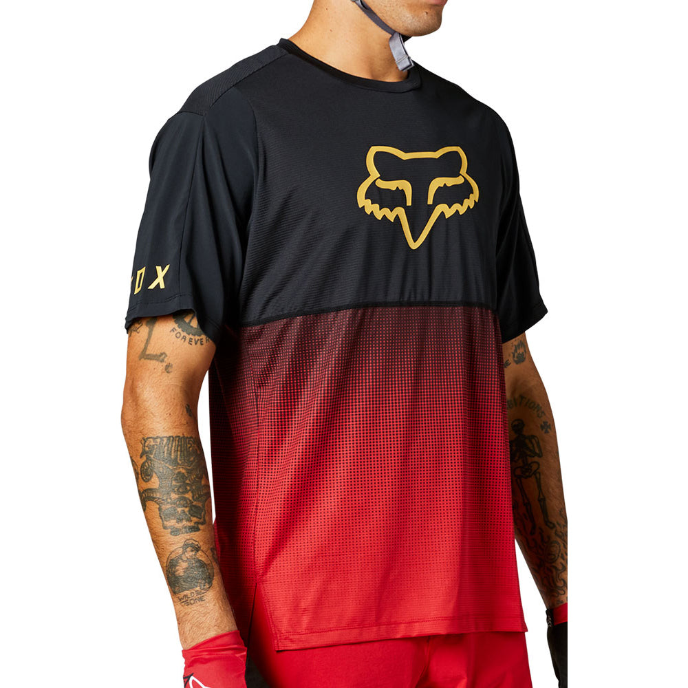 Fox Flexair Short Sleeve Jersey - XL - Chili