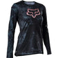 Fox Flexair TS57 Women's Long Sleeve Jersey - L - Black