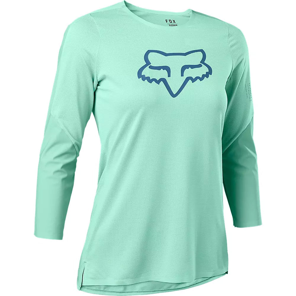 Fox Flexair Women's 3-4 Sleeve Jersey - Women's XS - Jade