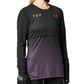 Fox Flexair Women's Long Sleeve Jersey - L - Black - Purple