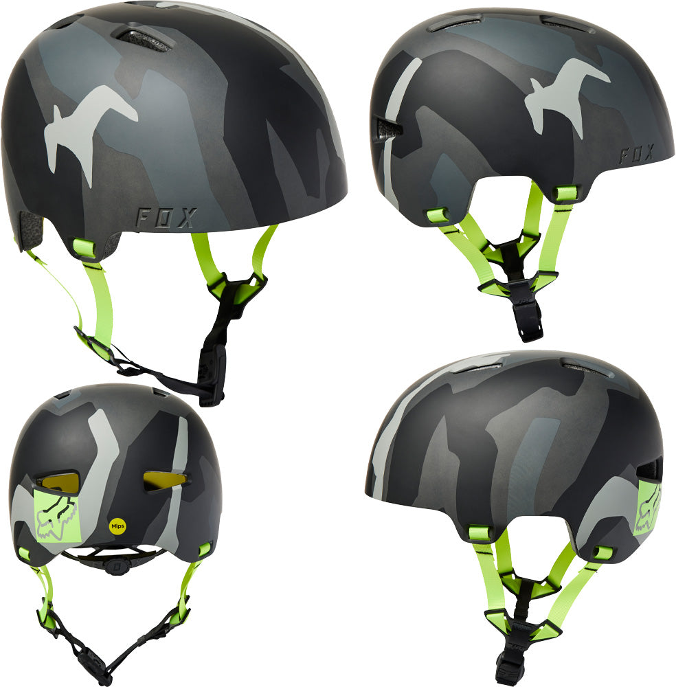 Fox Flight Pro Youth MIPS Helmet - Youth - One Size Fits Most - Runn Black - Yellow