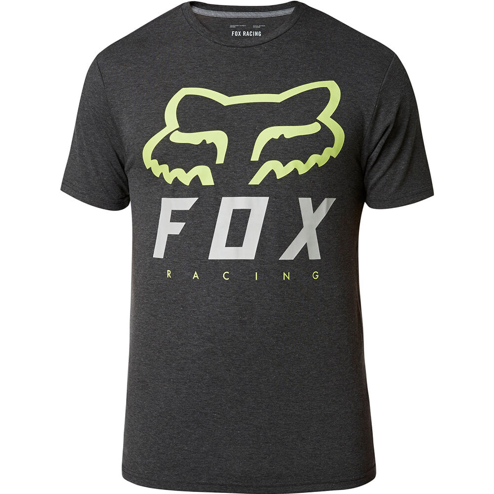Fox Heritage Forger Short Sleeve Tech Tee Shirt - XL - Black - Green