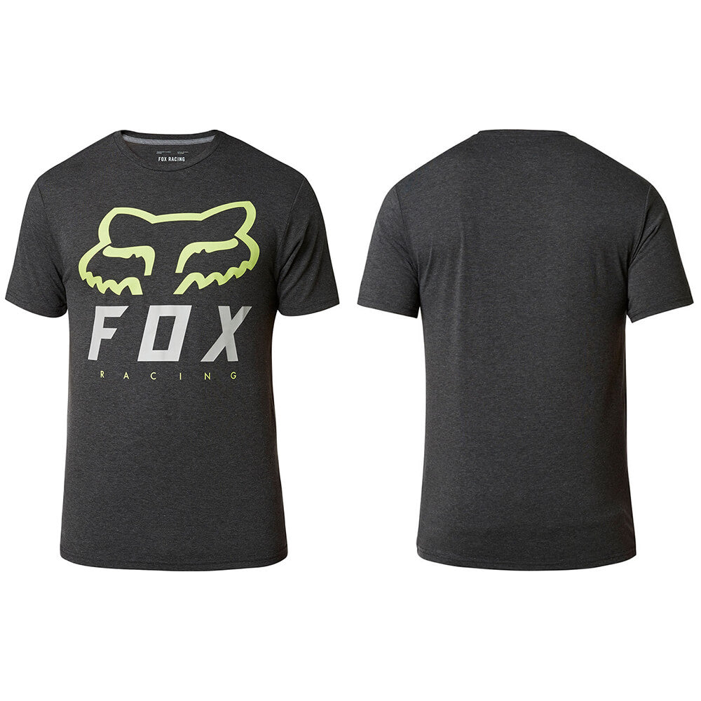 Fox Heritage Forger Short Sleeve Tech Tee Shirt - XL - Black - Green