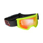 Fox Main Goggles - One Size Fits Most - Venz Fluorescent Red - Spark Red Mirror Lens