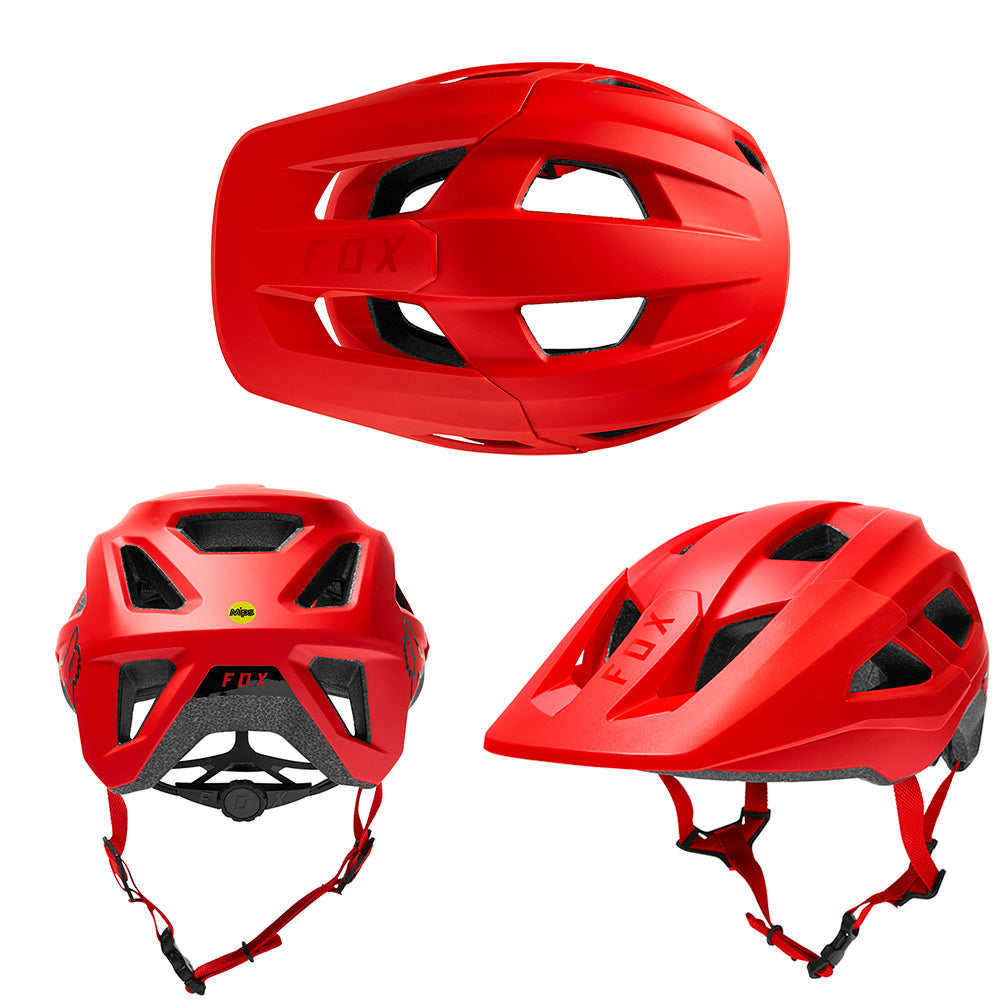 Fox Mainframe MIPS Helmet - L - Fluorescent Red - AS-NZS 2063-2008 Standard