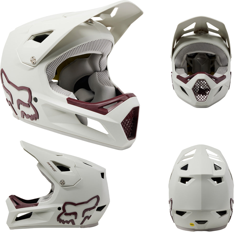 Fox Rampage MIPS Helmet - L - Vintage White