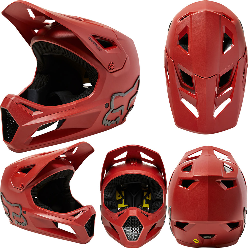 Fox Rampage MIPS Youth Helmet - L - Red | MTB Direct - The MTB Experts