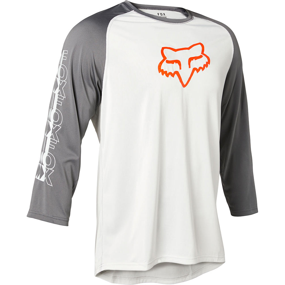 Fox Ranger 3-4 Sleeve Jersey - S - Vibe Light Grey