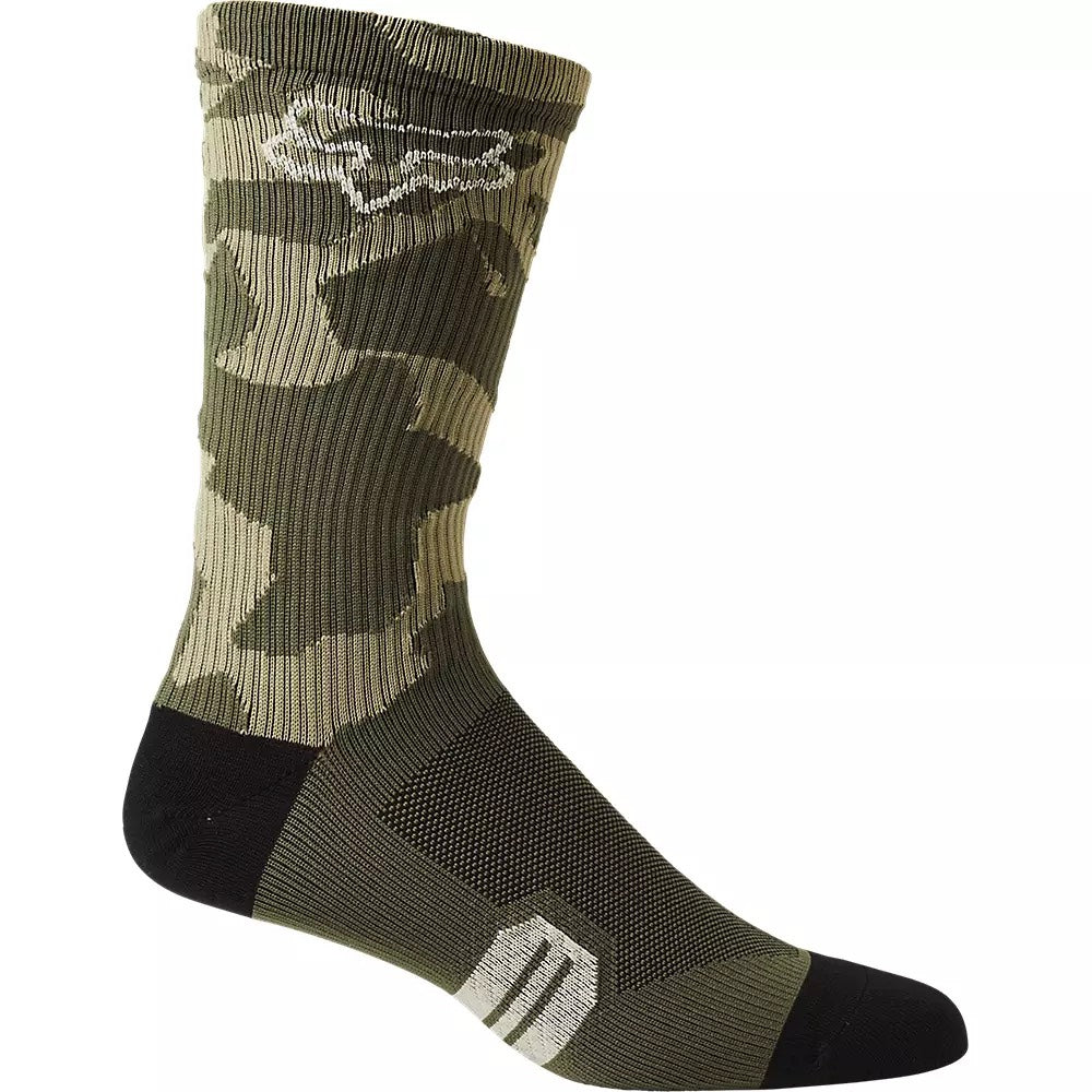 Fox Ranger 8 Inch Socks - S-M - Green Camo