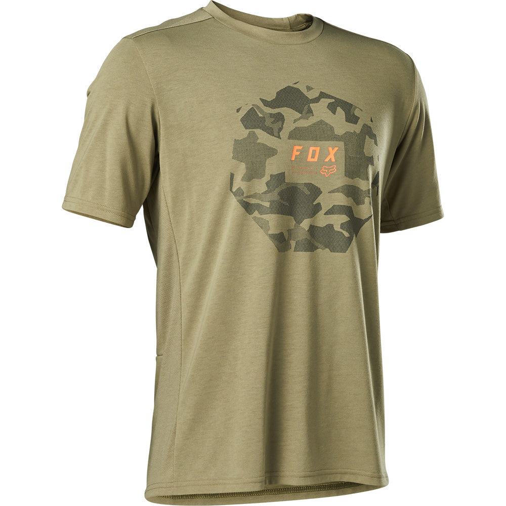 Fox Ranger Dri-Release Short Sleeve Jersey - XL - Camo Moth Bark