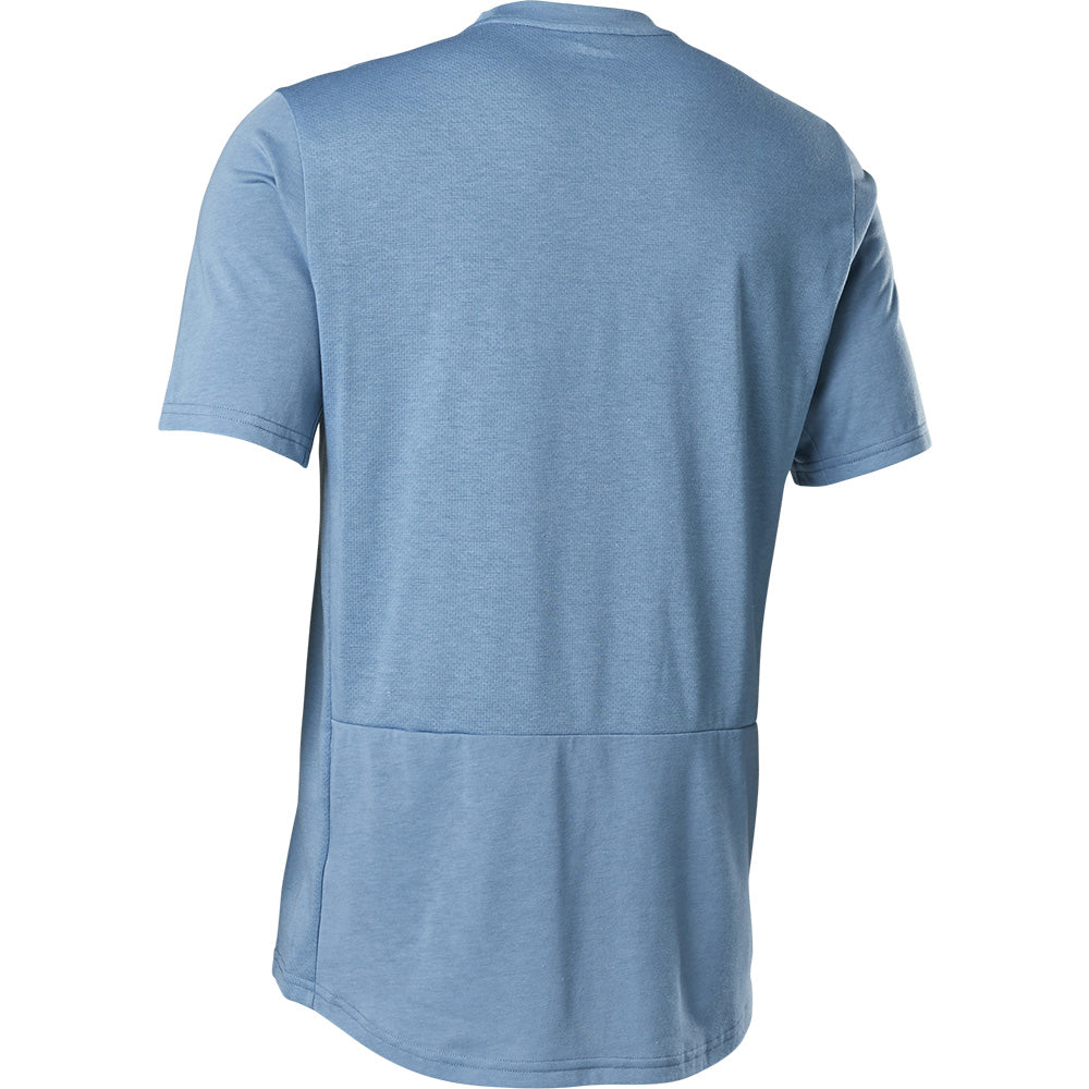 Fox Ranger Dri-Release Short Sleeve Jersey - L - Camo Moth Dusty Blue