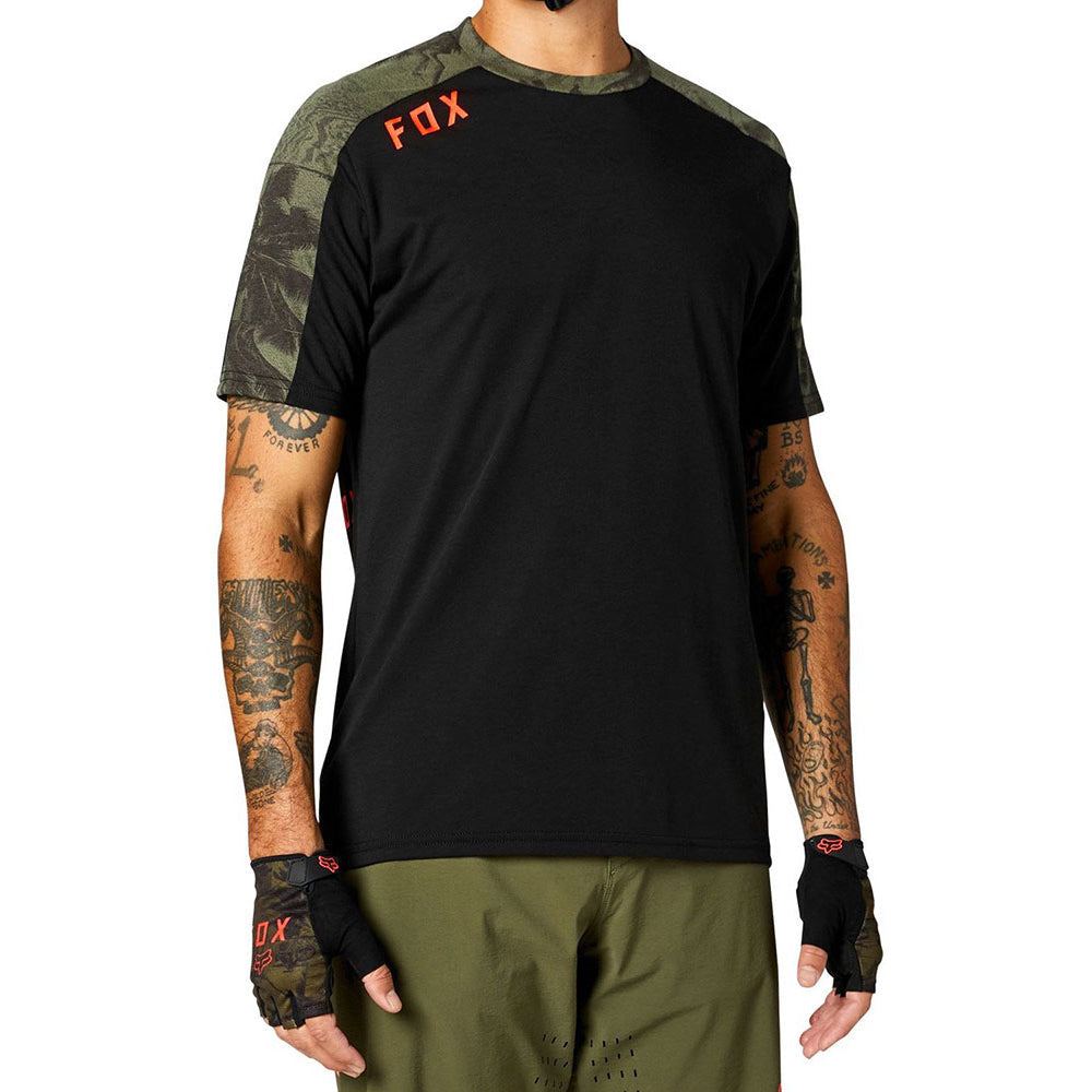 Fox Ranger Dri-Release Short Sleeve Jersey - XL - Permanent Vacation Black