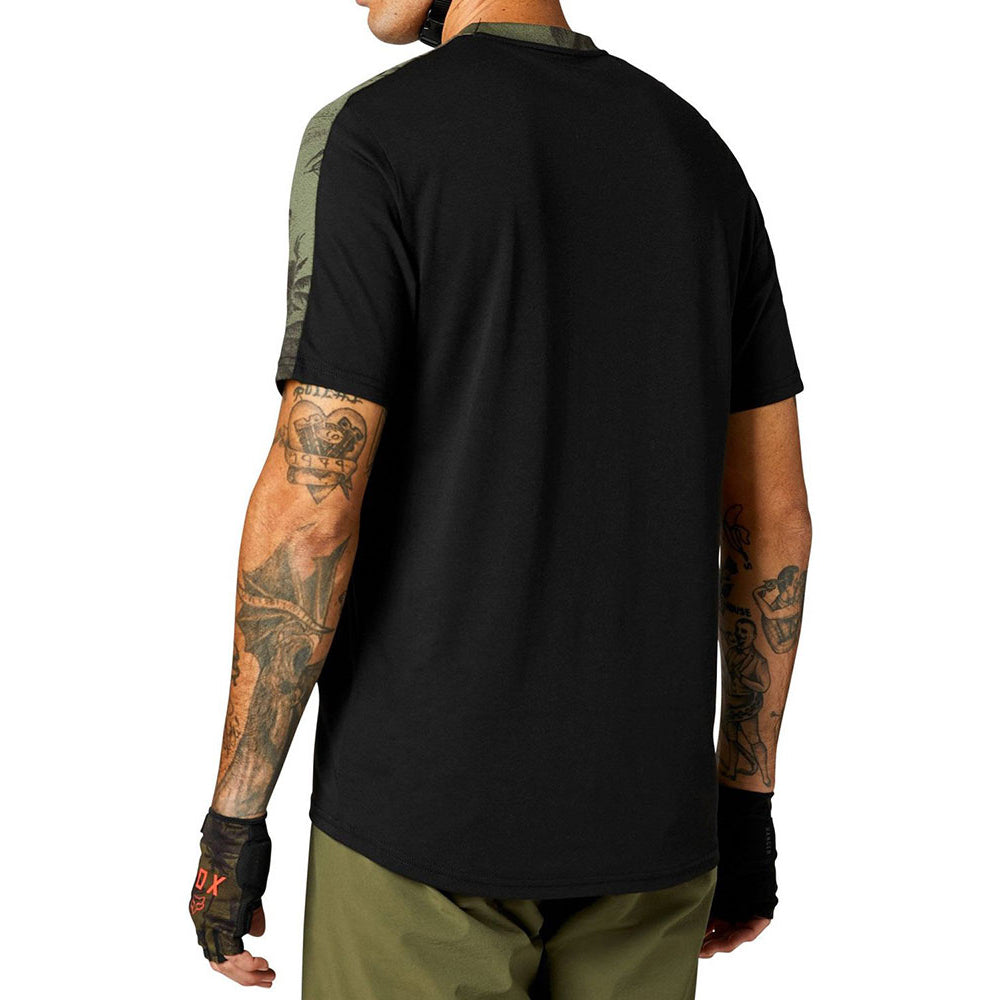 Fox Ranger Dri-Release Short Sleeve Jersey - L - Permanent Vacation Black