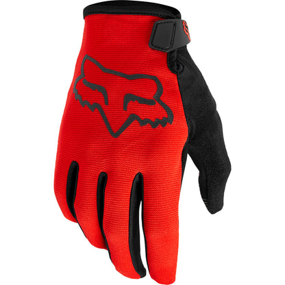 Fox Ranger Full Finger Gloves - S - Fluorescent Red