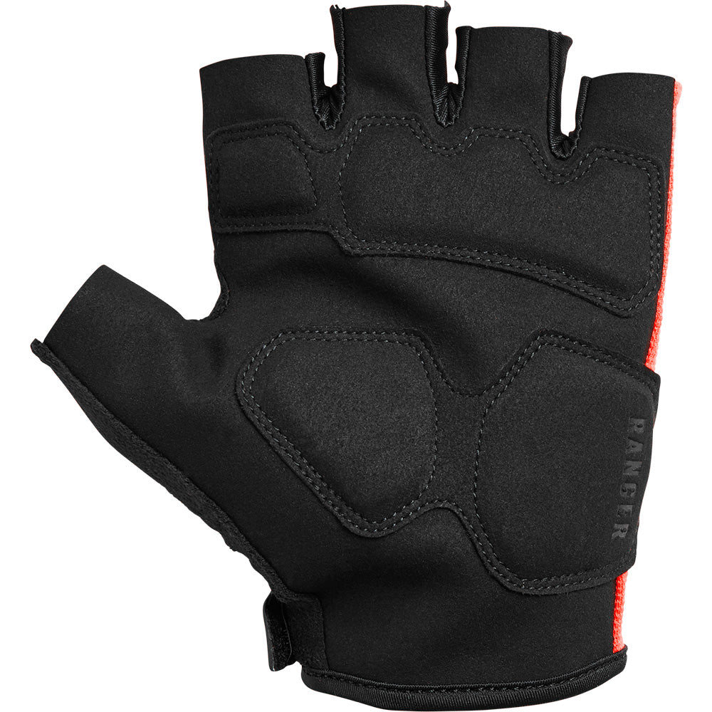 Fox Ranger Gel Half Finger Gloves - XL - Fluorescent Orange
