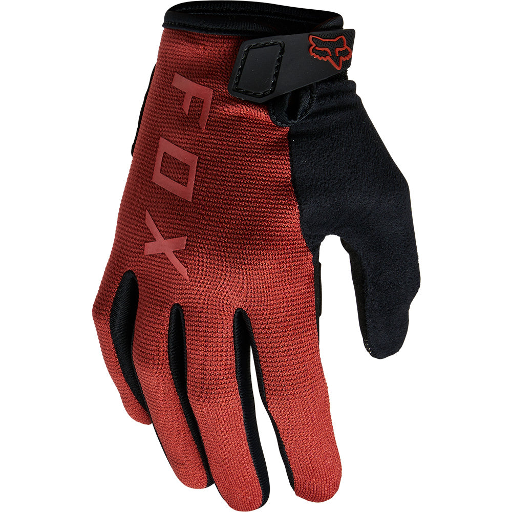 Fox Ranger Gel Women's Full Finger Gloves - S - Red Clay