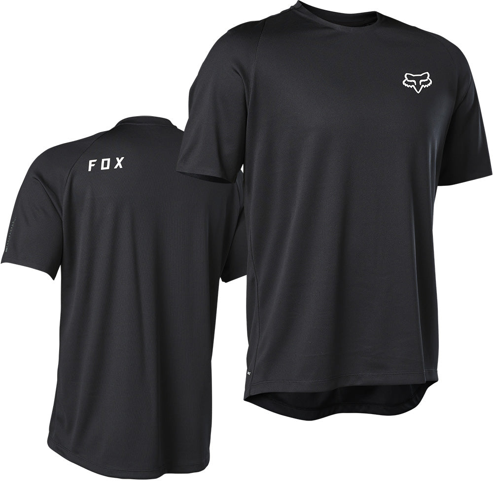 Fox Ranger Power Dry Short Sleeve Jersey - L - Black