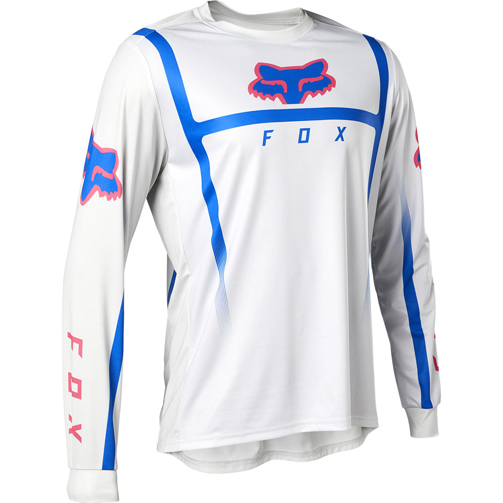Fox Ranger RS Park Long Sleeve Jersey - M - Light Grey