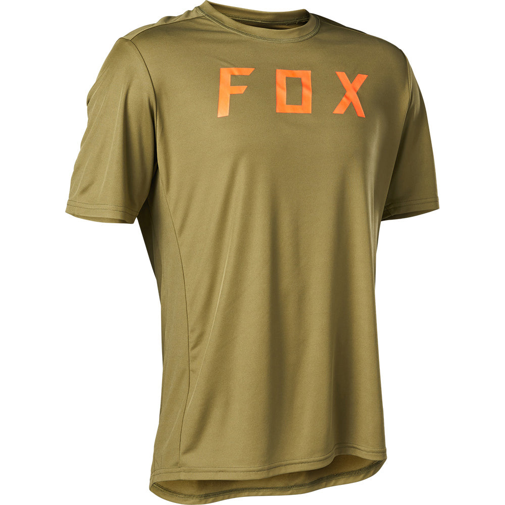 Fox Ranger Moth Short Sleeve Jersey - L - Bark