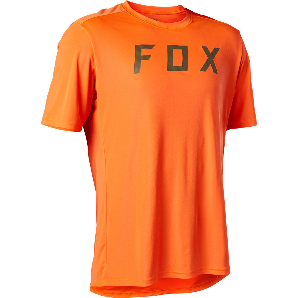 Fox Ranger Short Sleeve Jersey - S - Moth Fluorescent Orange