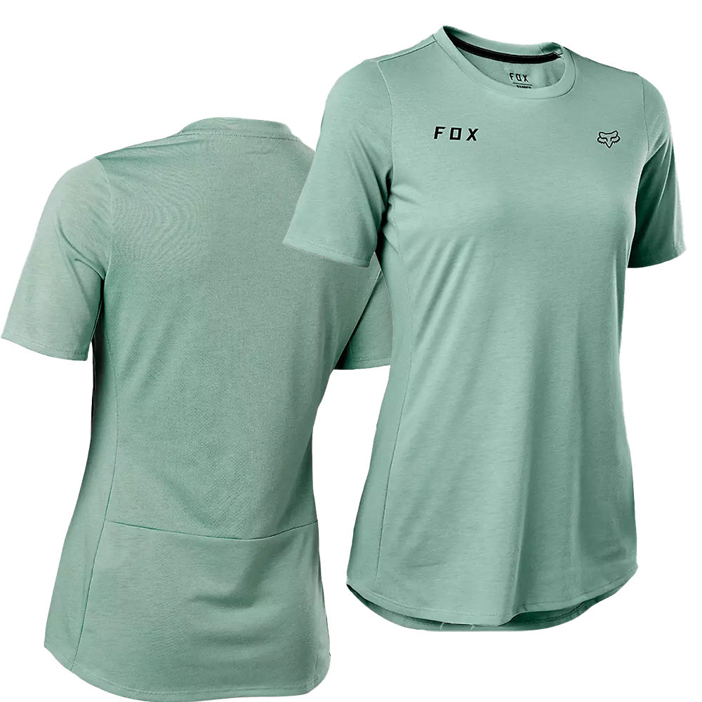 Fox Ranger Women's Dri-Release Short Sleeve Jersey - S - Double Fox Eucalyptus