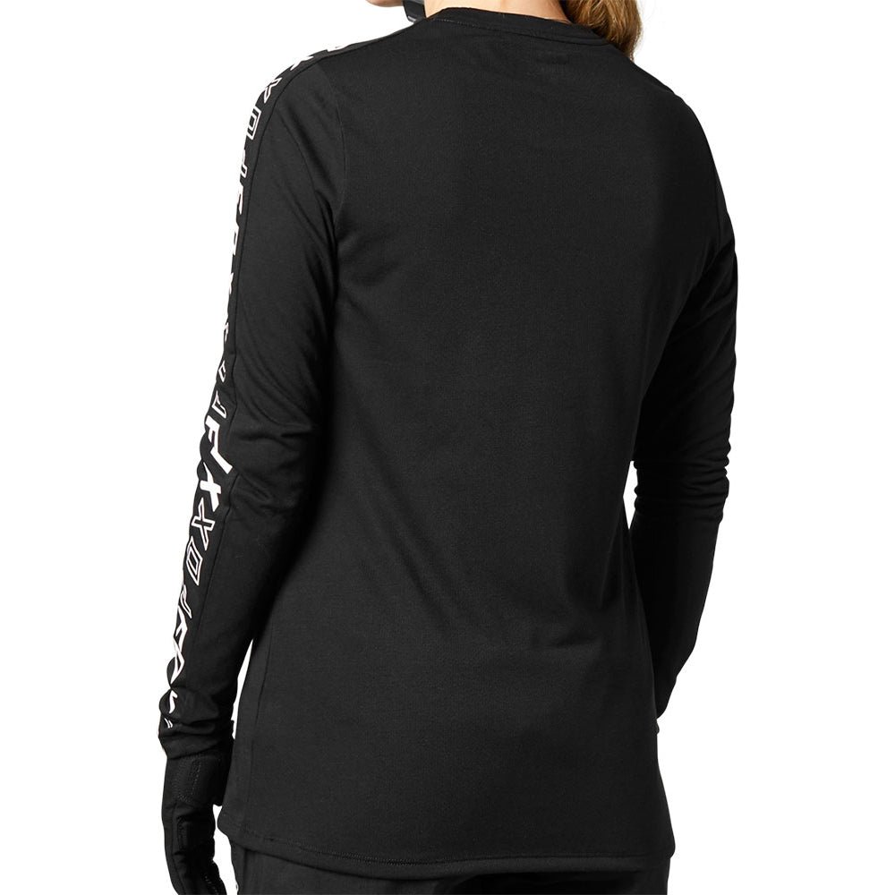 Fox Ranger Women's Dri-Release Long Sleeve Jersey - S - Black