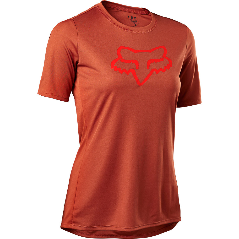Fox Ranger Women's Short Sleeve Jersey - M - Foxhead Red Clay