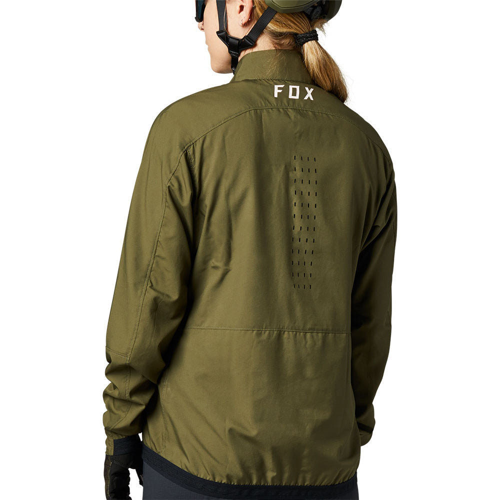 Fox Ranger Women's Wind Jacket - S - Permanent Vacation Olive Green