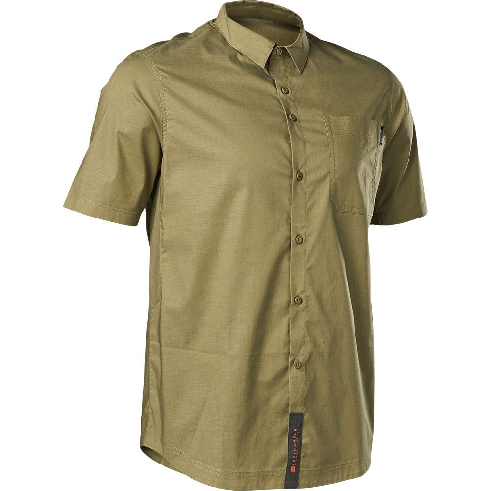 Fox Ranger Woven Short Sleeve Jersey - M - Bark